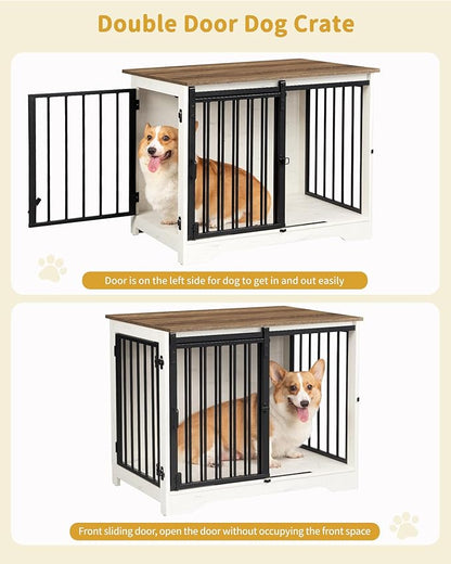Dog Crate Furniture 32" Double