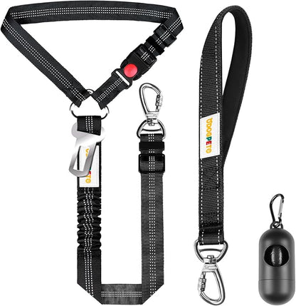 Dog Seat Belt Harness for Car 12 Inch