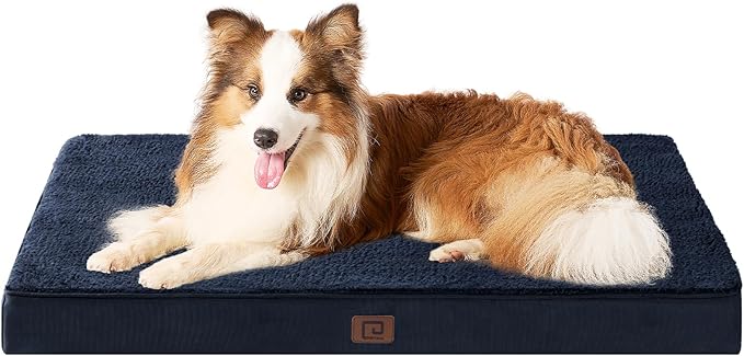 EHEYCIGA Orthopedic XL Dog Beds for Extra Large Dogs with Removable Washable Cover for Crate 41x27