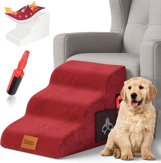 Dog Stairs/Ramp Old/Injured,15.7" H