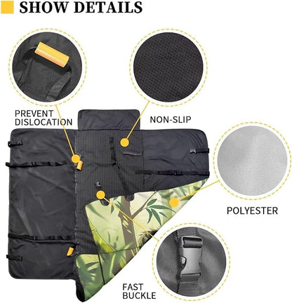 AFPANQZ Panda Back Seat Cover Protector Waterproof Scratchproof