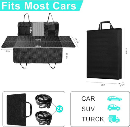 Back Seat Extender for Dogs Dog Seat Cover for Back Seat