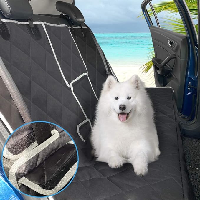 RBSC Home Dog Car Back Seat Cover Waterproof Heavy Duty and Nonslip Car Backseat Cover for Cars