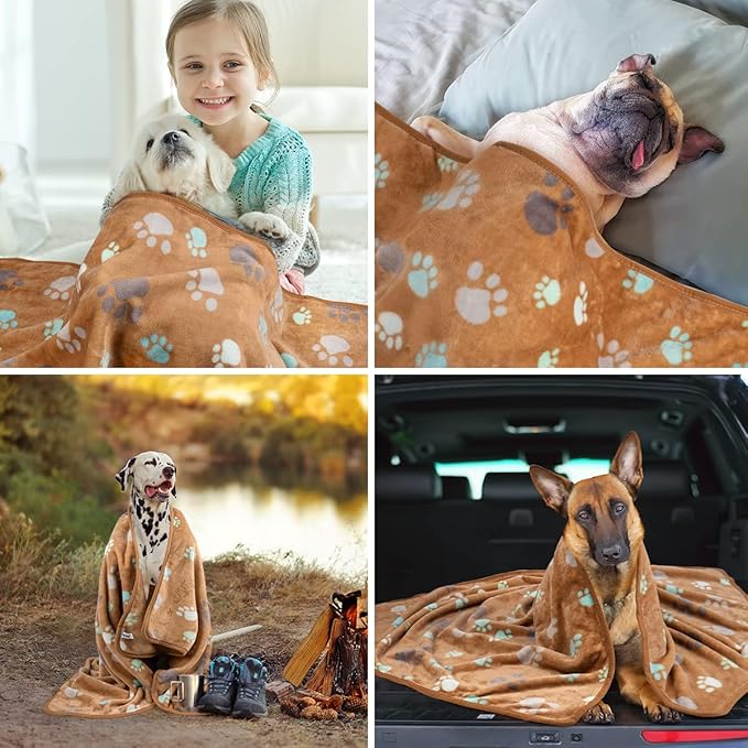 Dono 1 Pack 3 Dog Blankets for Small Dogs