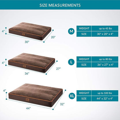 Bedsure Waterproof Dog Beds for Large Dogs 75lbs Large