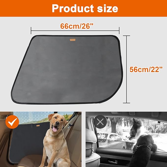 DogLemi 2 Pack Dog Car Door Protector 600D Oxford
