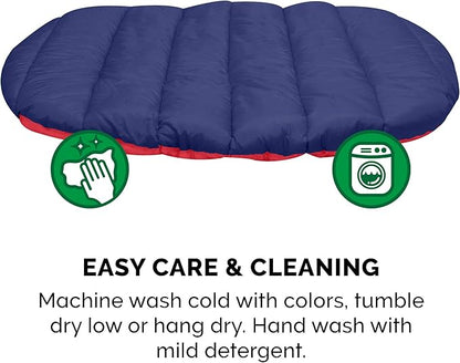 Furhaven Outdoor Travel Dog Bed for Large/Medium Dogs w/ Carry Bag