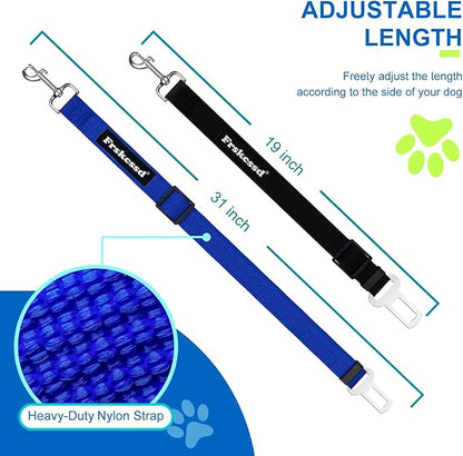 2 PCS Dog Seat Belt for Car Frskcssd