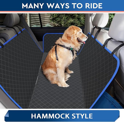 Dog Car Seat Cover Dog Seat Cover for Back Seat Scratch Prevention Dog Hammock Protects Against Dirt Dog Seat Covers for Cars Fits for Small SUVs and Trucks 60"x 64"
