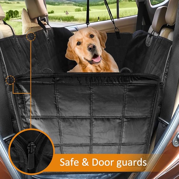 Dog Car Seat Covers Hammock for Cars Trucks SUV