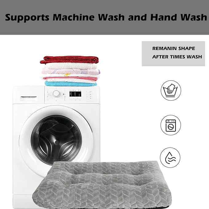 Crate Pads for Dog Cages Dog Bed for Small Dogs Crate Washable 24 inch Dog Crate Bed Dog Mats for Sleeping 25 lbs