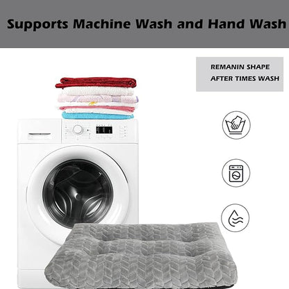 Crate Pads for Dog Cages Dog Bed for Small Dogs Crate Washable 24 inch Dog Crate Bed Dog Mats for Sleeping 25 lbs