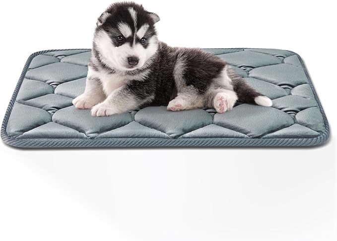 Dog Crate Mats Dogs(23x17,Grey)