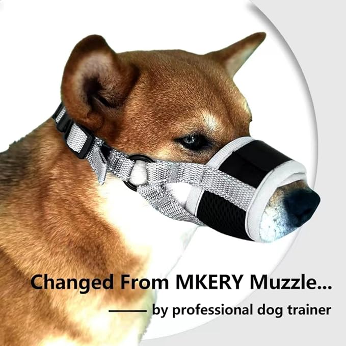 Dog Muzzle L(Circumference:5.9''-8.7''in))
