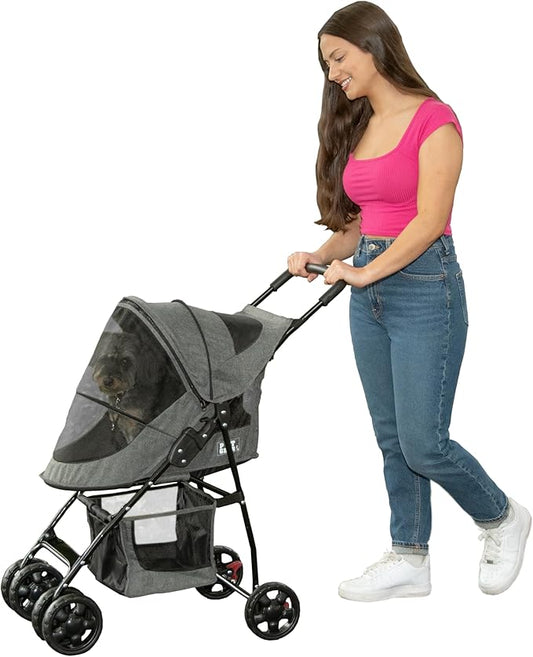 Pet Gear Happy Trails Lite Pet Stroller for Cats/Dogs