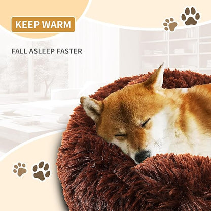 Dog Bed Comfiest Indoor Calming Waterproof Bedding Washable