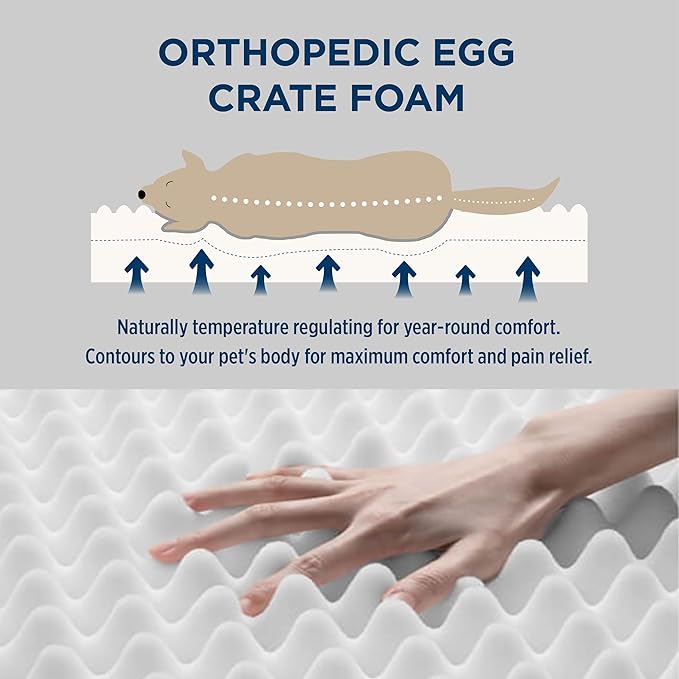 Bedsure Orthopedic Dog Bed for Small Dogs