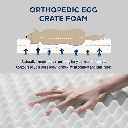 Bedsure Orthopedic Dog Bed for Medium Dogs