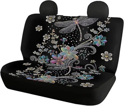 Dragonfly Seat Covers for Cars for Women SUV 4pcs Auto