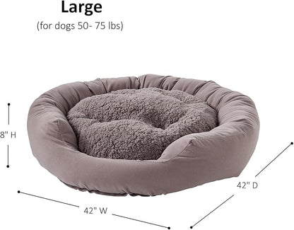 Maddie Donut Dog Bed with Removable Center Pillow (42" x 42")