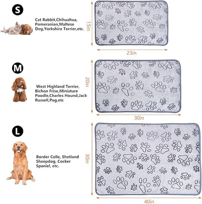 1 Pack 3 Dog Blanket Super Soft Warm Medium(29"x20")