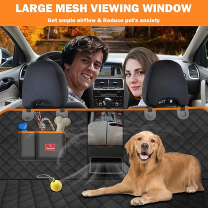 TantivyBo Dog Car Seat Cover 600D Durable 100% Waterproof