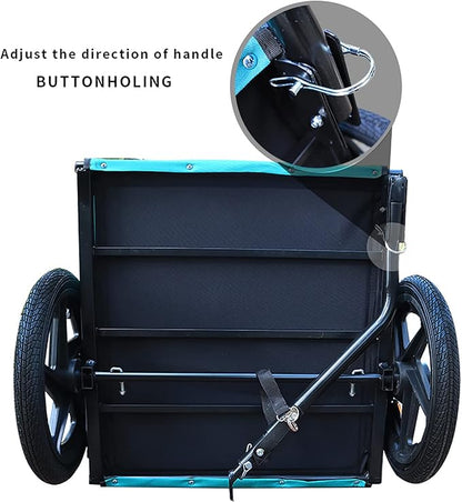 Foldable Jogging Stroller for Dogs and Cats 88lb Capacity