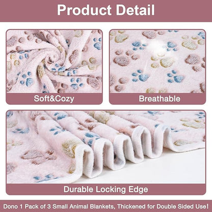 Dono 1 Pack 3 Dog Blankets