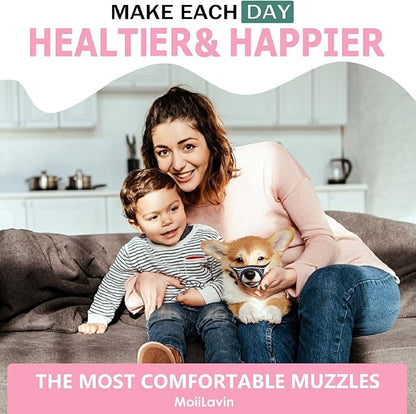 Dog Muzzle for Small Medium Dogs Breathable Adjustable