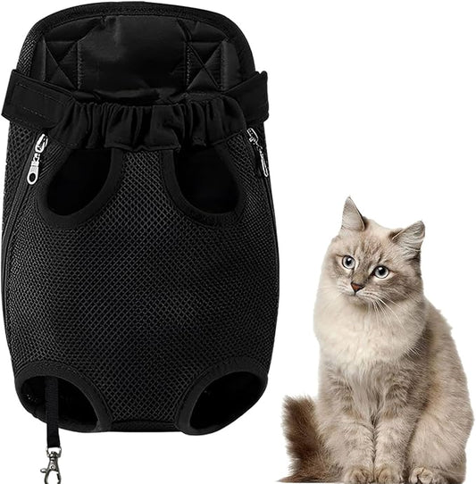 Pet Carrier Backpack, Adjustable Cat Carrier Backpacks, Front Carrier for Small Dogs, Front Facing Dog Carrier, Dog Hiking Backpack, Cat Front Carrier Chest, Pet Backpack Carrier for Cats