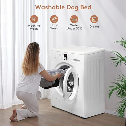 FURTIME Small Dog Beds for Small Dogs S(20''x19''x6'')