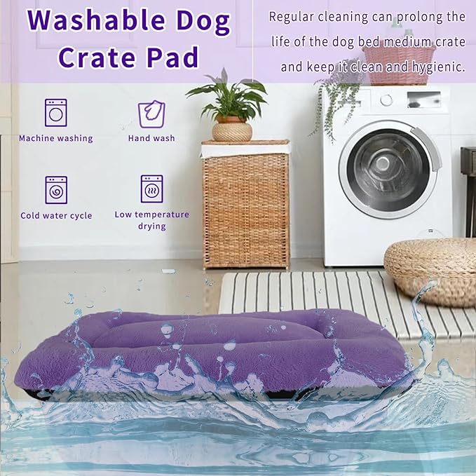 Dog Bed for 36 Inch Crate Washable 24x36 Dog 55lb Medium Dogs,36 Inch