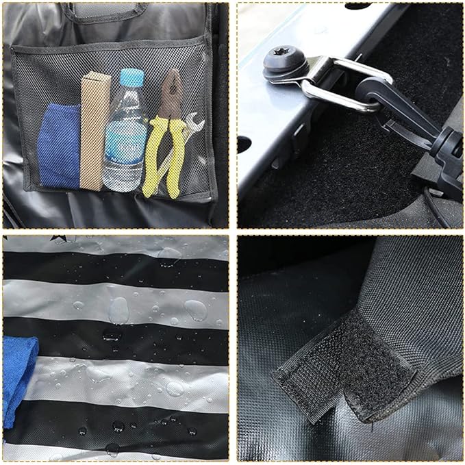 BESTAOO Dog Cargo Liner for Jeep 2007-2024 Jeep 4-Door, Heavy