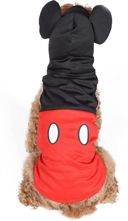 Disney for Pets Mickey Mouse Halloween Costume for Dogs - Medium | Disney Halloween Dog Costumes, Funny Pet Costumes | Officially Licensed Disney Dog Halloween Costume,Red and Black