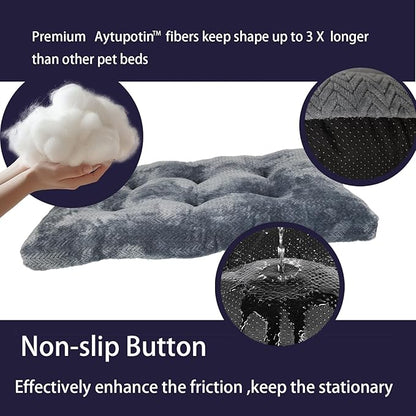 Dog Crate Beds for Large Dogs 42 inch 42x28 Light