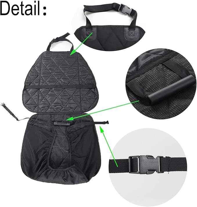 AsFrost Dog Seat Cover Cars Trucks SUVs 600D Waterproof