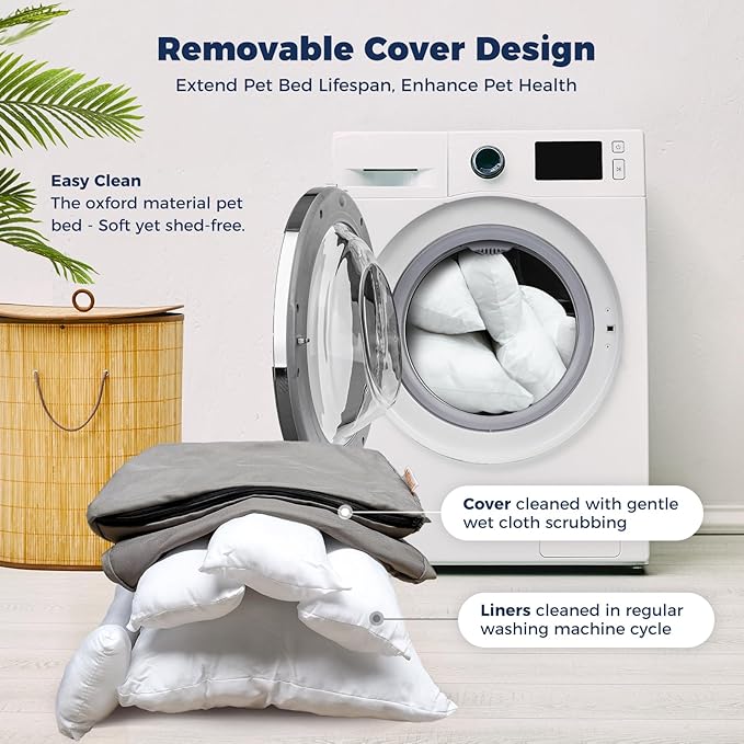 Miguel Waterproof Outdoor Dog Bed for Medium Small Dogs 35 inches