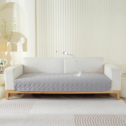 SYSLOON Waterproof Dog Bed Cover Sofa,Car,68"x82",Light Grey