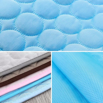 Dog Cooling Mat Washable Seats(Pink,21x27in)