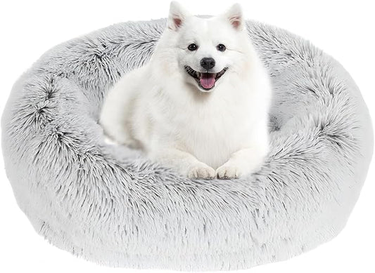 JOLLYVOGUE XX-Large Calming Donut Dog Bed (36")