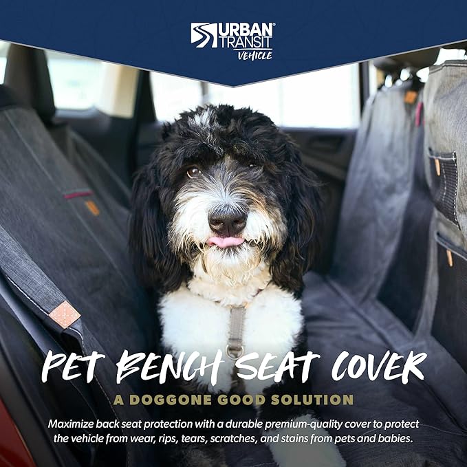 Pet Seat Cover for Your Back Seat and Durable Dog Car Hammock 53" X 41.5" to