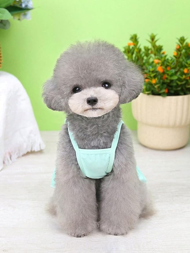 QWINEE Cat Dog Dress Cat Puppy Skirt Pet