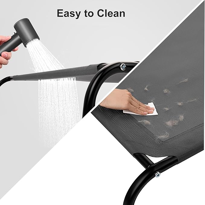 Cooling Elevated Dog Bed Cot for Small Dogs 34 inches