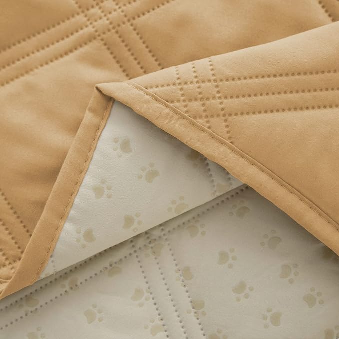 Ameritex Waterproof Dog Bed Cover Pet Blanket with Anti-Slip Back for Furniture Bed Couch Sofa (40x50 Inch (Pack of 1)