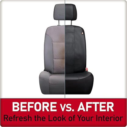 DICKIES® 2-Piece Deluxe Vegan Leather Seat Covers