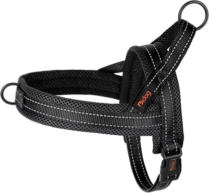 Didog Soft Mesh Padded Dog Vest Harness 26-32", Black)