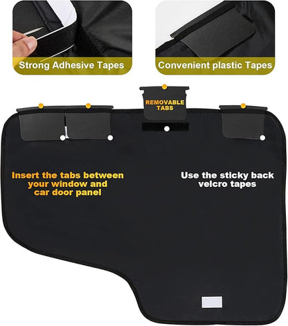 PETTOM Pet Car Door Protector Dog Car Door 28 X 22inch Waterproof 2 Machine