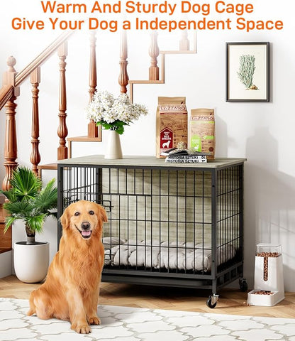 Dog Crate Furniture 38.6 Inch