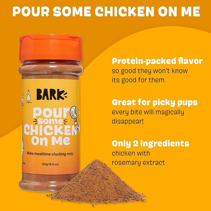 Barkbox – Pour Some Chicken On Me – Dry Dog Food Toppers with High Protein, Limited Ingredients – Meal Flavor Enhancer for Large & Small Breeds – 4.6 Oz