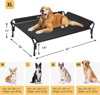 Veehoo Cooling Raised Dog Bed